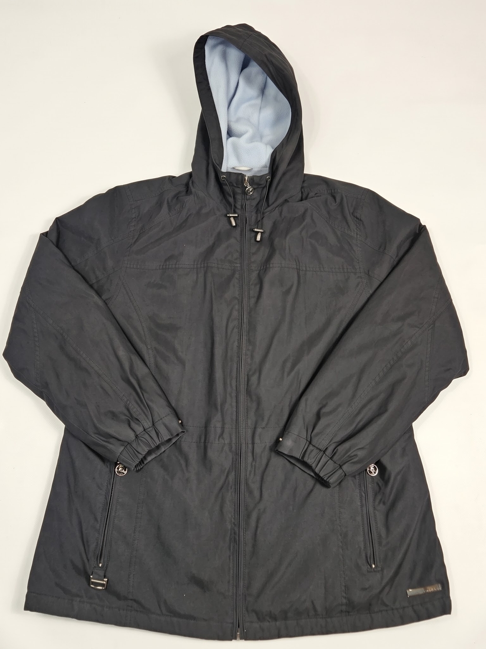 ZeroXposur XL Black Fleece Lined Hooded Utility Parka Jacket Coat Gorpcore